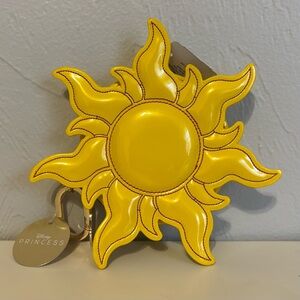 Bath & Body Works Rapunzel Coin Purse Yellow Sun Disney Princess